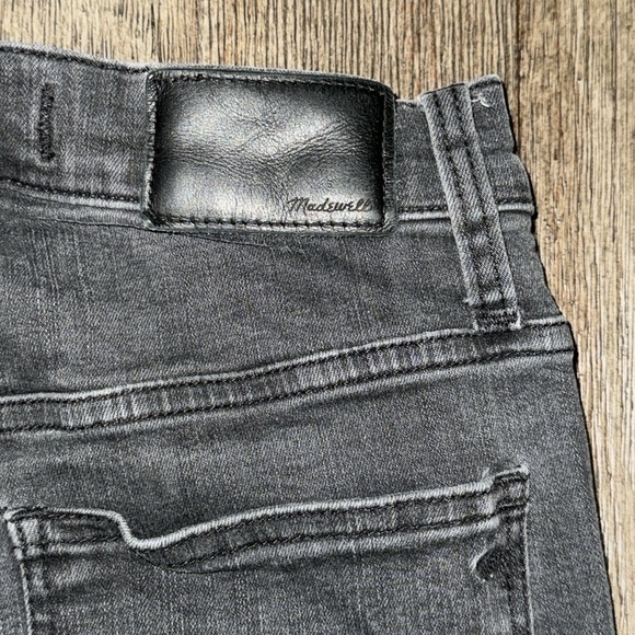 Madewell 10" High-Rise Skinny Jeans Berkeley Black: Button-Through Edition 24 - Picture 6 of 13